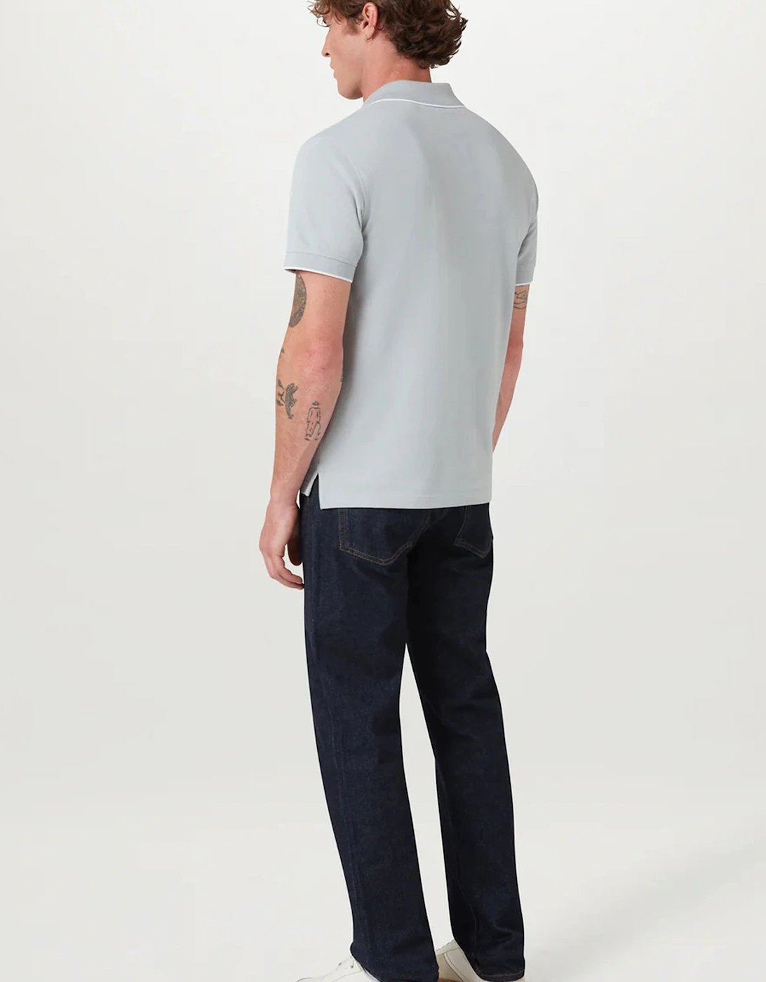 PATCH LOGO TIPPED POLO