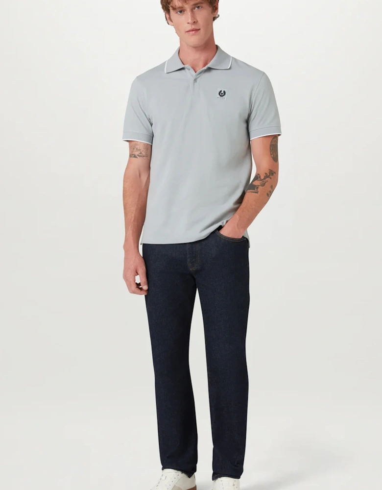 PATCH LOGO TIPPED POLO