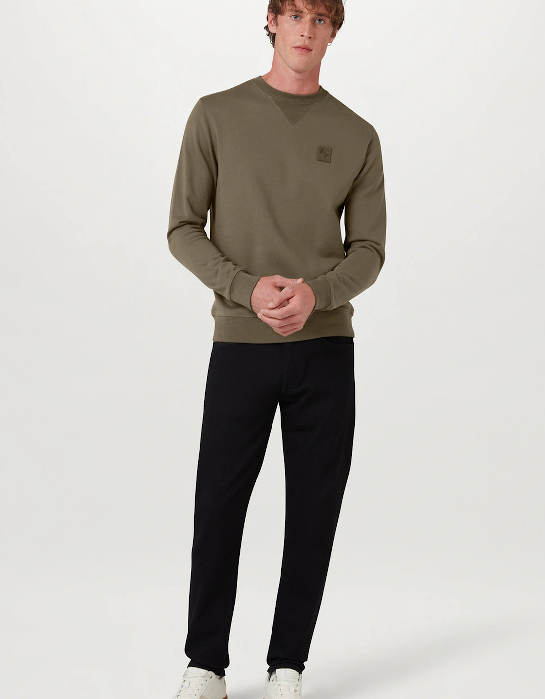 Curator Crewneck Sweatshirt Khaki