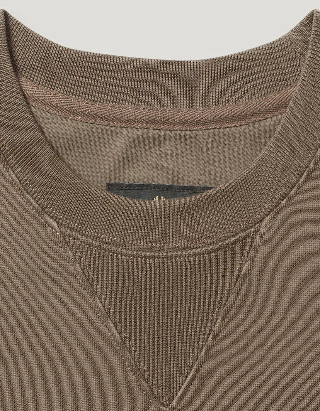 Curator Crewneck Sweatshirt Khaki