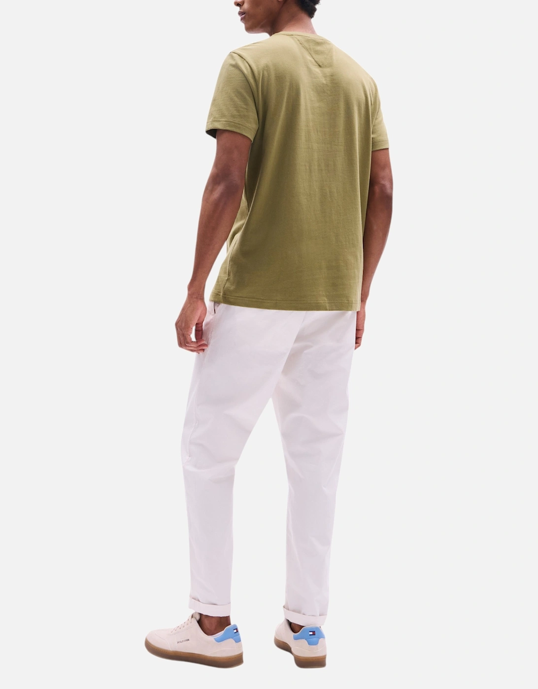 Mens T Shirts Signature Tonal Flag Logo Summer Cotton Tino Tee