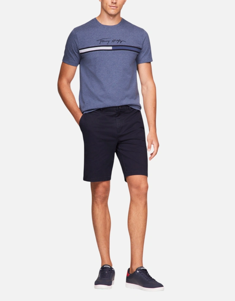 Mens T Shirts Signature Tonal Flag Logo Summer Cotton Tino Tee
