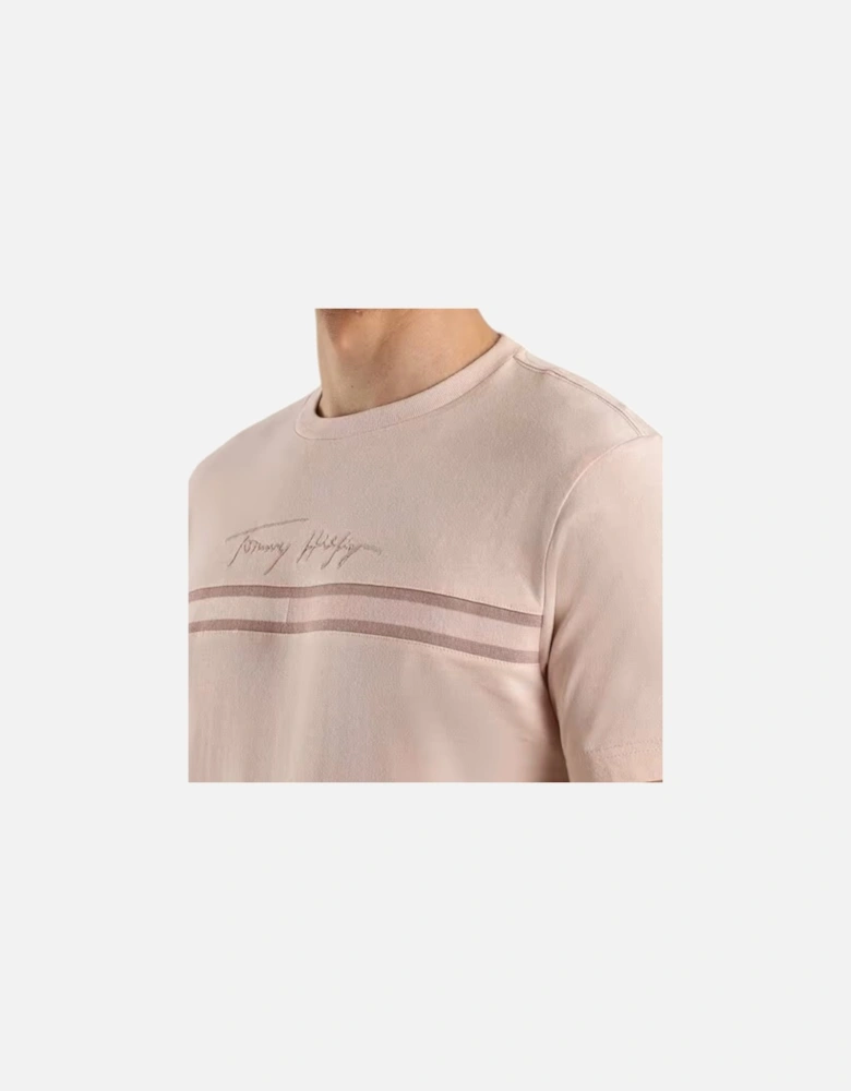 Mens T Shirts Signature Tonal Flag Logo Summer Cotton Tino Tee