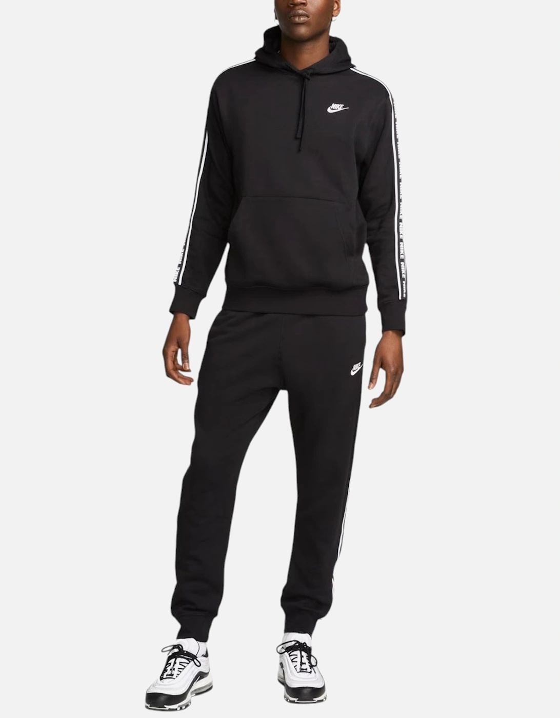 FB7296 Mens Tracksuit Aries Club Tape Pullover Fleece Hoodie Sports