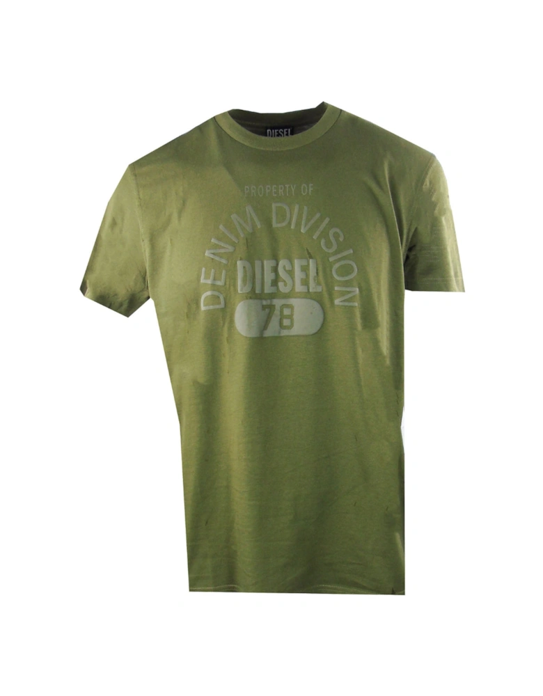 Property of Denim Division Green T-shirts