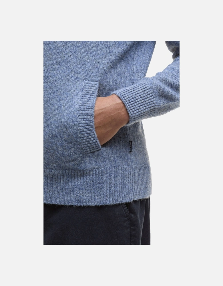 Talder Half Zip Light Blue