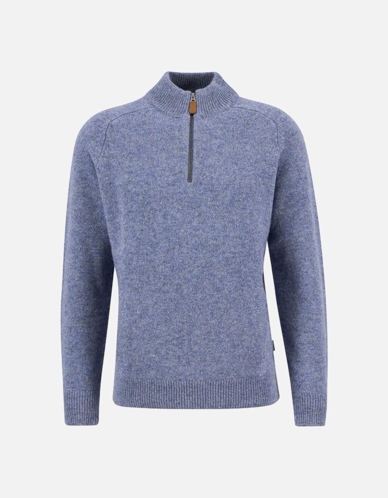 Talder Half Zip Light Blue