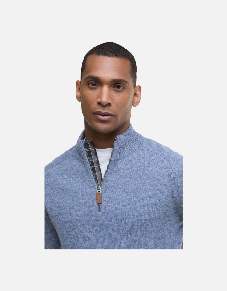 Talder Half Zip Light Blue