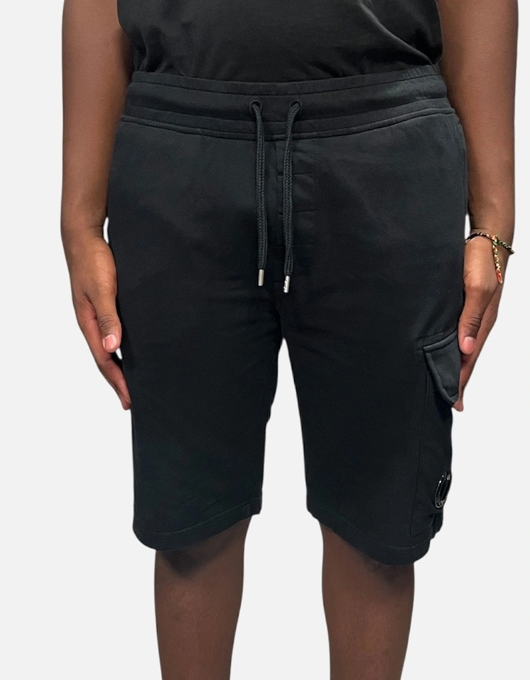 Fleece Cargo Short - Black, 5 of 4