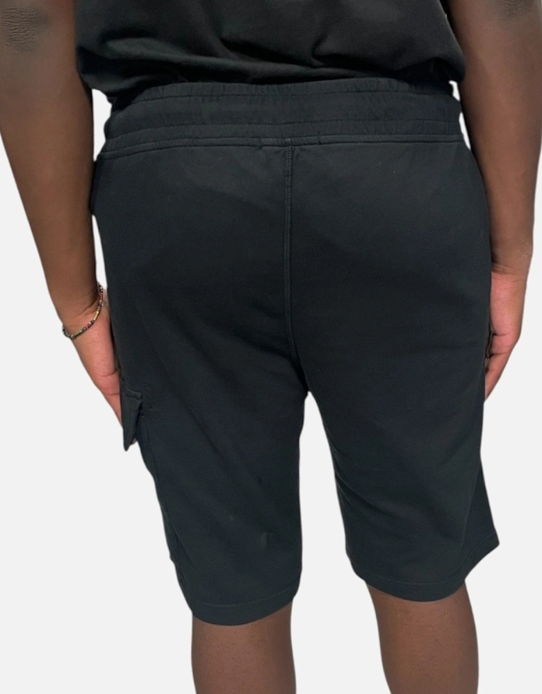Fleece Cargo Short - Black