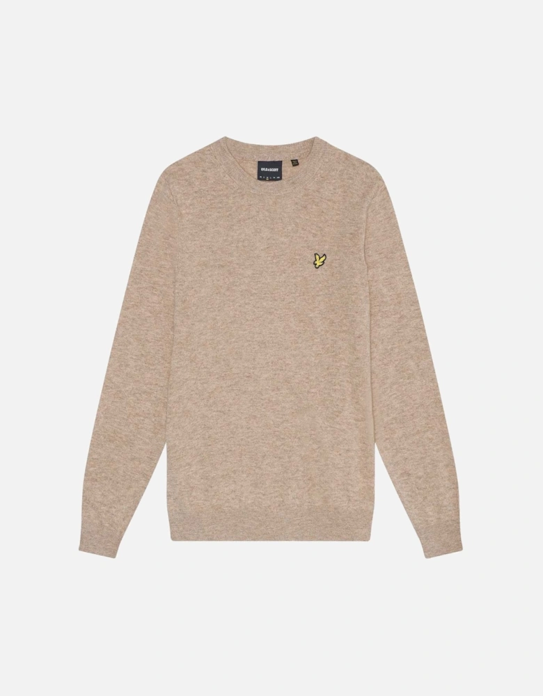 Lambswool Blend Crew Neck Jumper