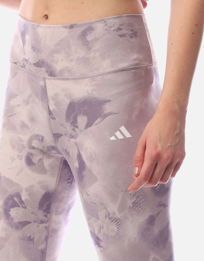 Train Essentials AOP Flower Tie-Dye Leggings