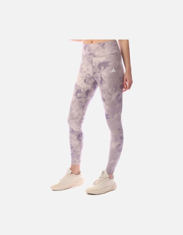 Train Essentials AOP Flower Tie-Dye Leggings