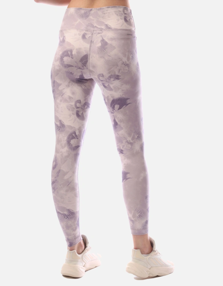 Train Essentials AOP Flower Tie-Dye Leggings