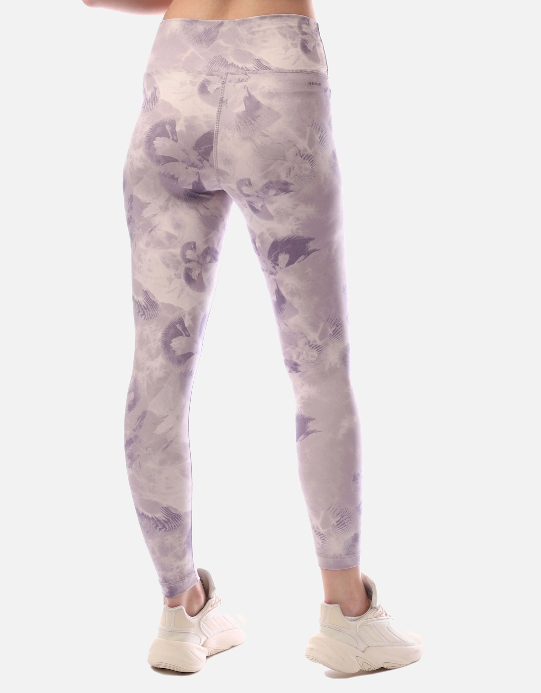 Train Essentials AOP Flower Tie-Dye Leggings