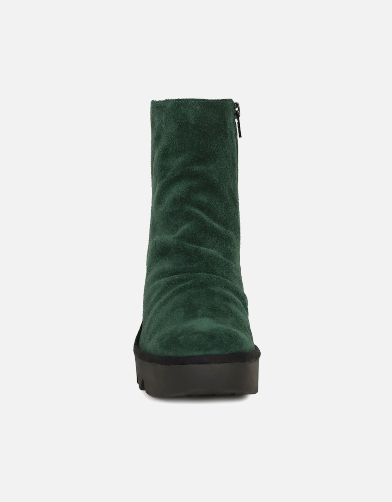 Bann Womens Wedge Heel Ankle Boots