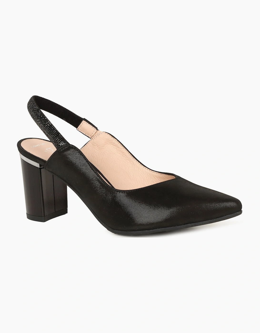 Bioeco Women's Amelia Womens Slingback Court Shoes - Black - Size: 9