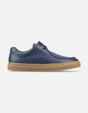 Navy Leather