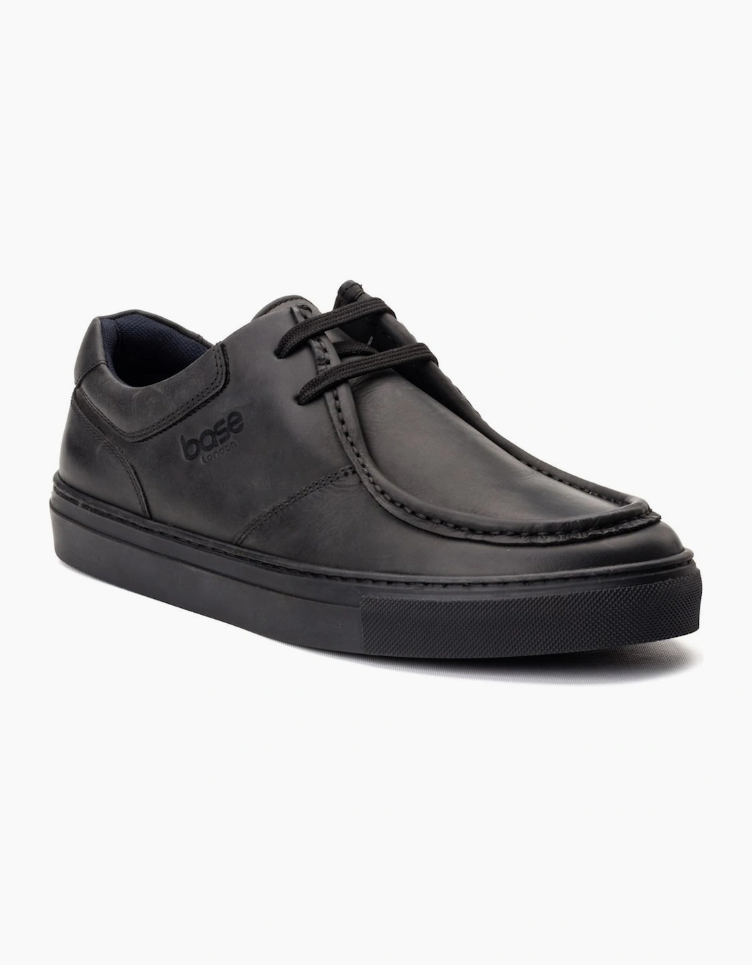 Base Men's Black Dalston Wallabe Shoes - Size 6