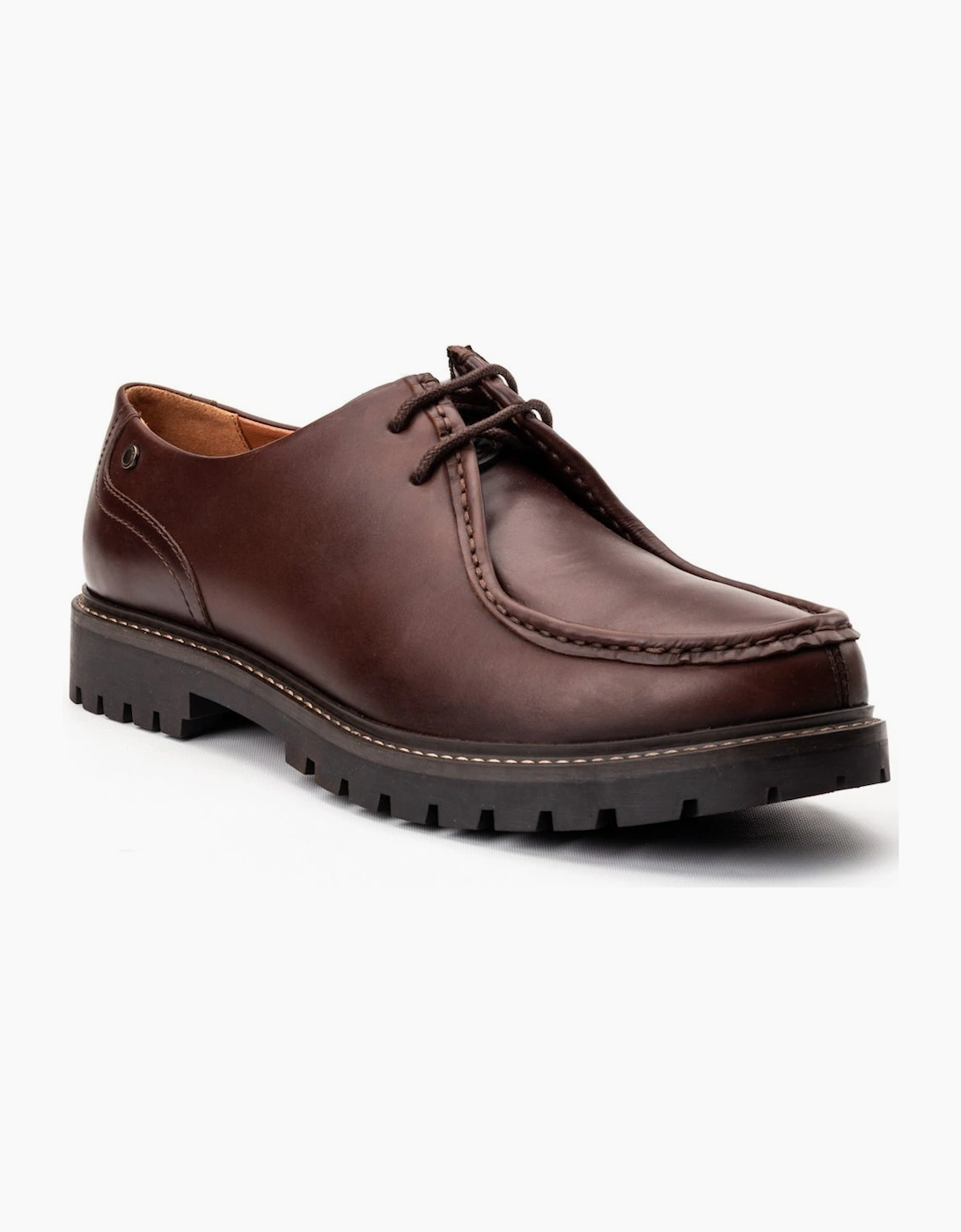 Base London Men's Brown Carbon Wallabe Shoes Colour: : Size 7 - Image 5