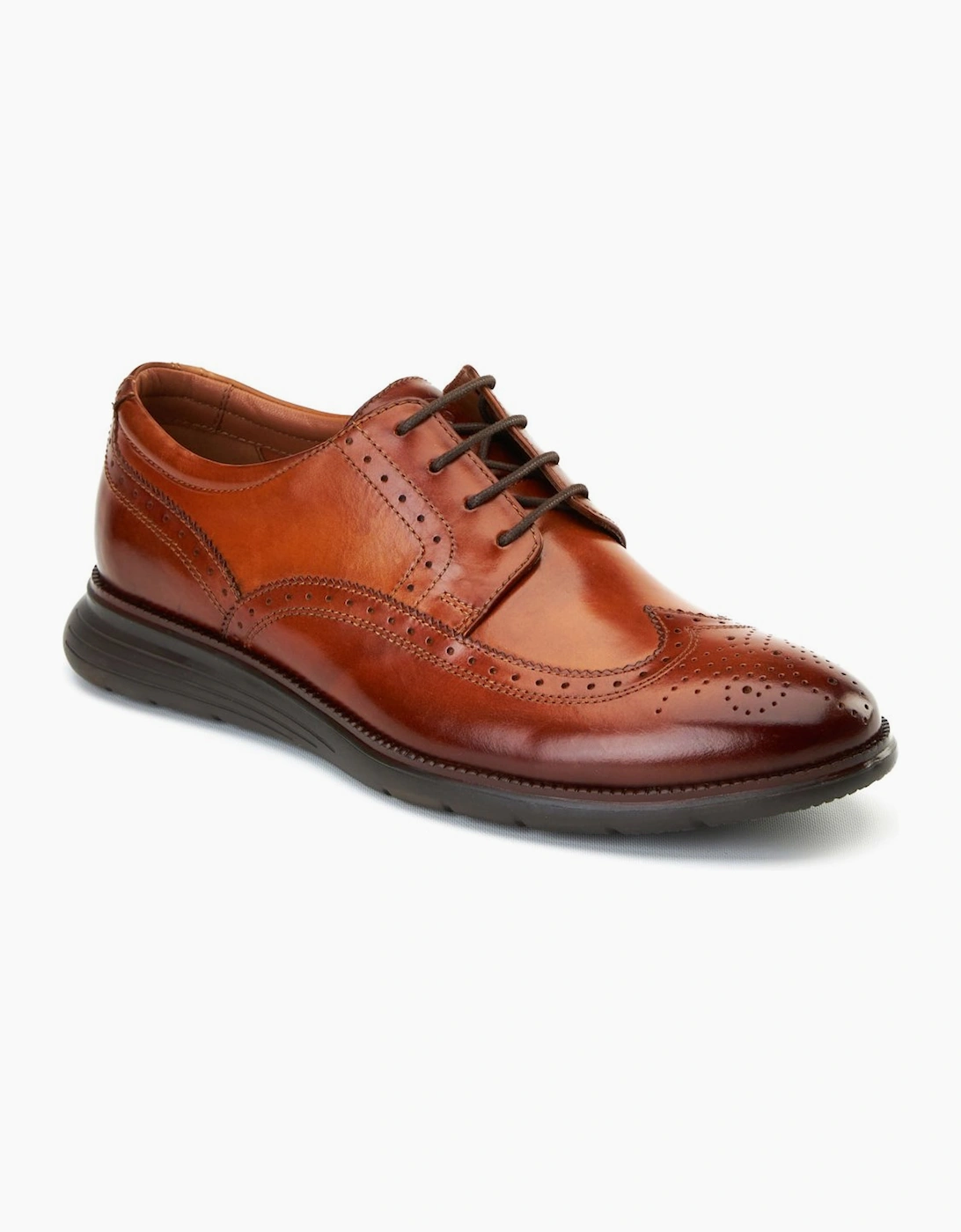 Base Men's Brown Flight 25 Brogue - Size: 7