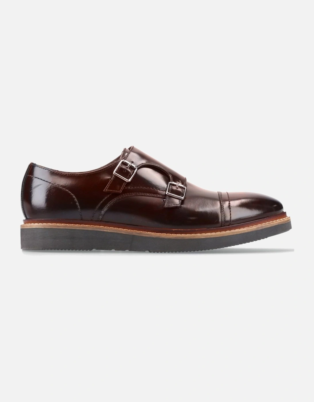 Knight Mens Monk Shoes, 2 of 1