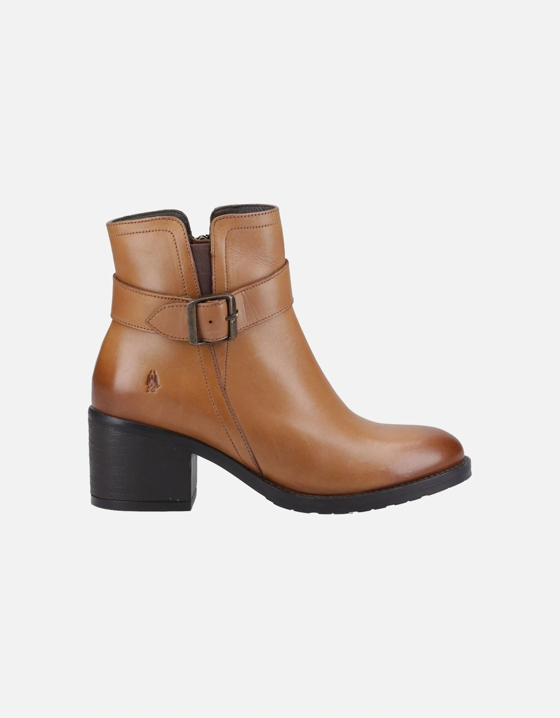 Hensley Leather Women's Tan Heeled Ankle Boots
