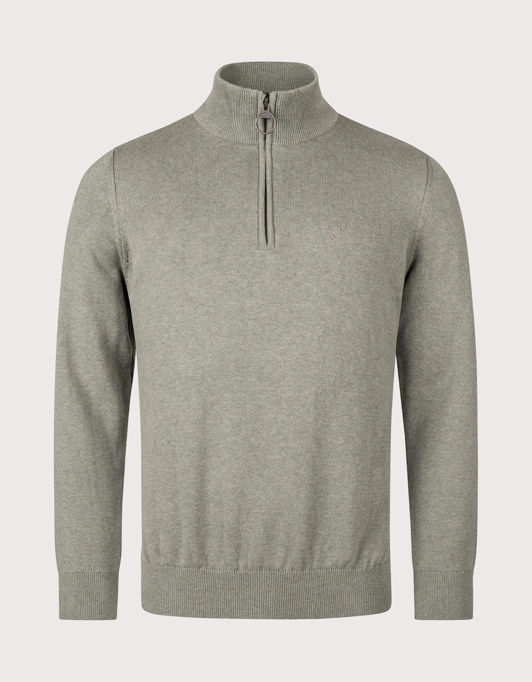 Quarter Zip Cotton Knit, 4 of 3