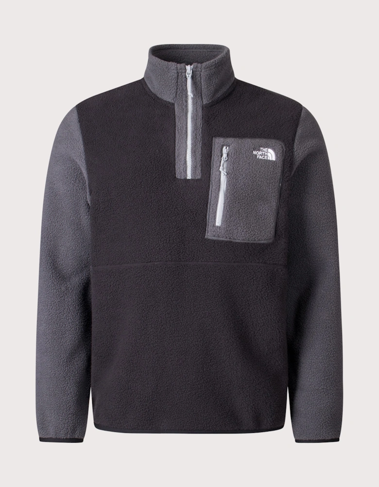 Yumiori Quarter Zip Fleece Sweatshirt