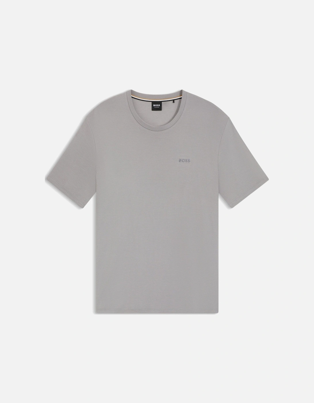 BOSS Rib T-Shirt, Light/Pastel Grey, 2 of 1