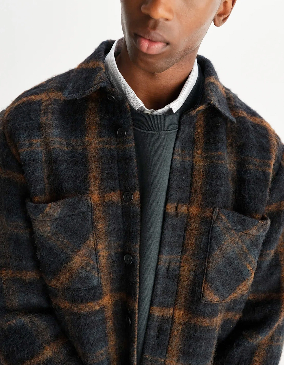 Whiting Overshirt Drawn Check