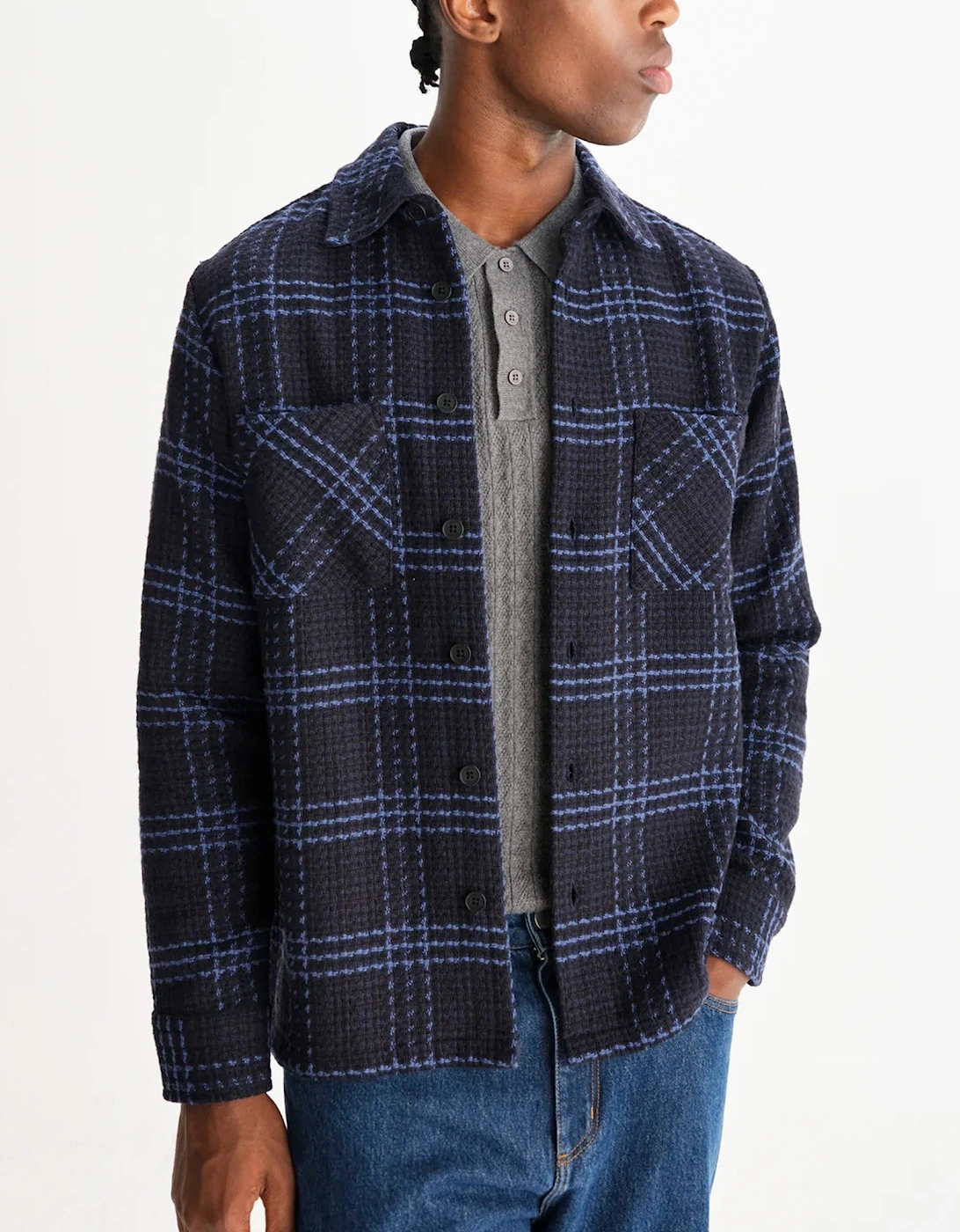 Whiting Overshirt Skate Check
