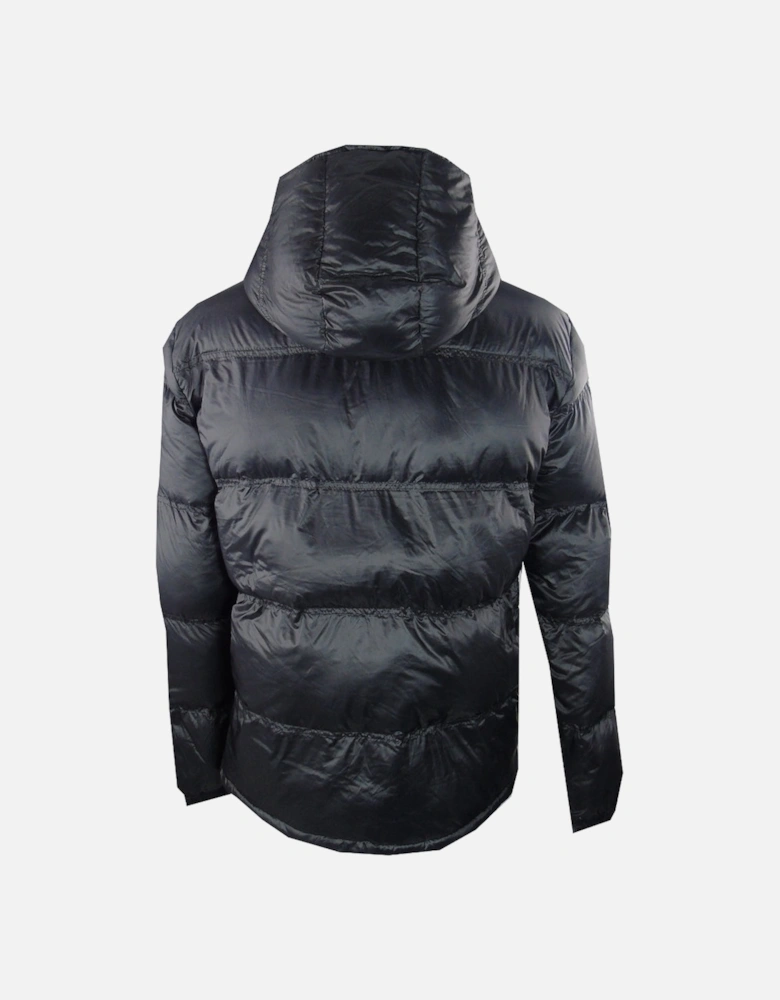 Plain Black Hooded Jacket