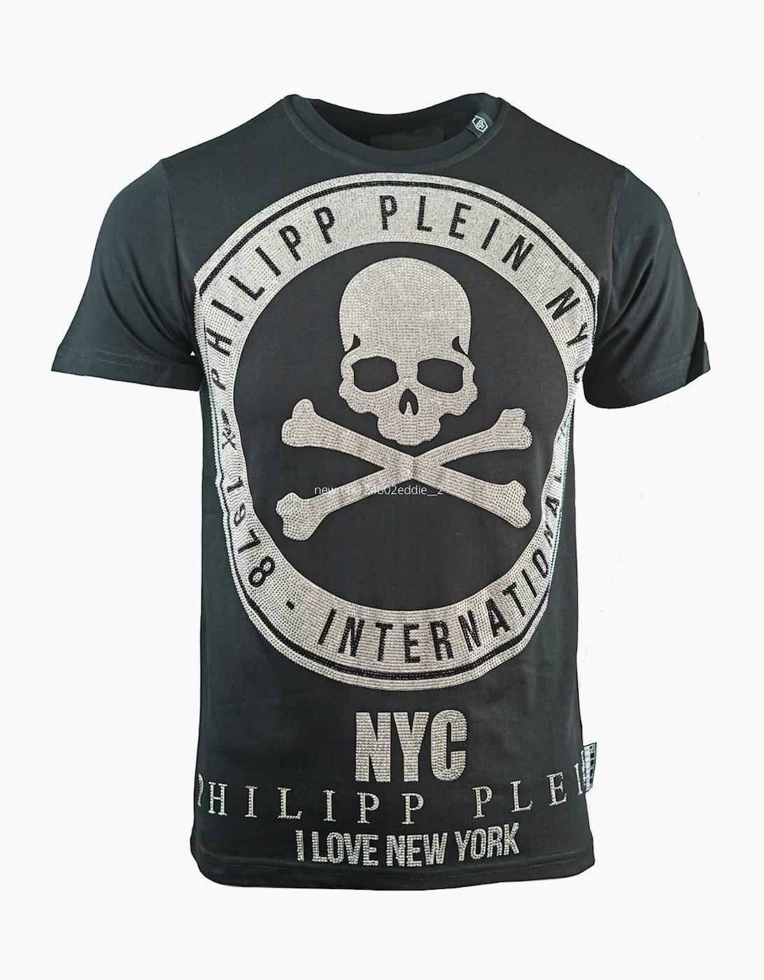 Philipp Plein Men's Philipp Plein Eddie Black T-Shirt