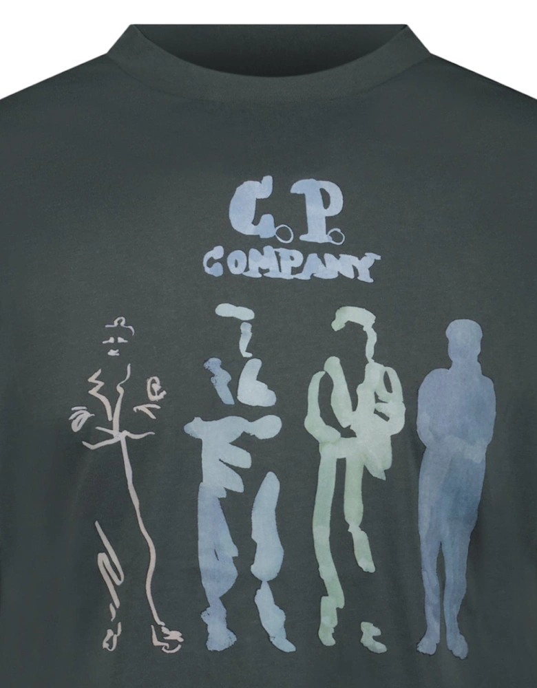 30/1 Logo T-Shirt Dark Shadow