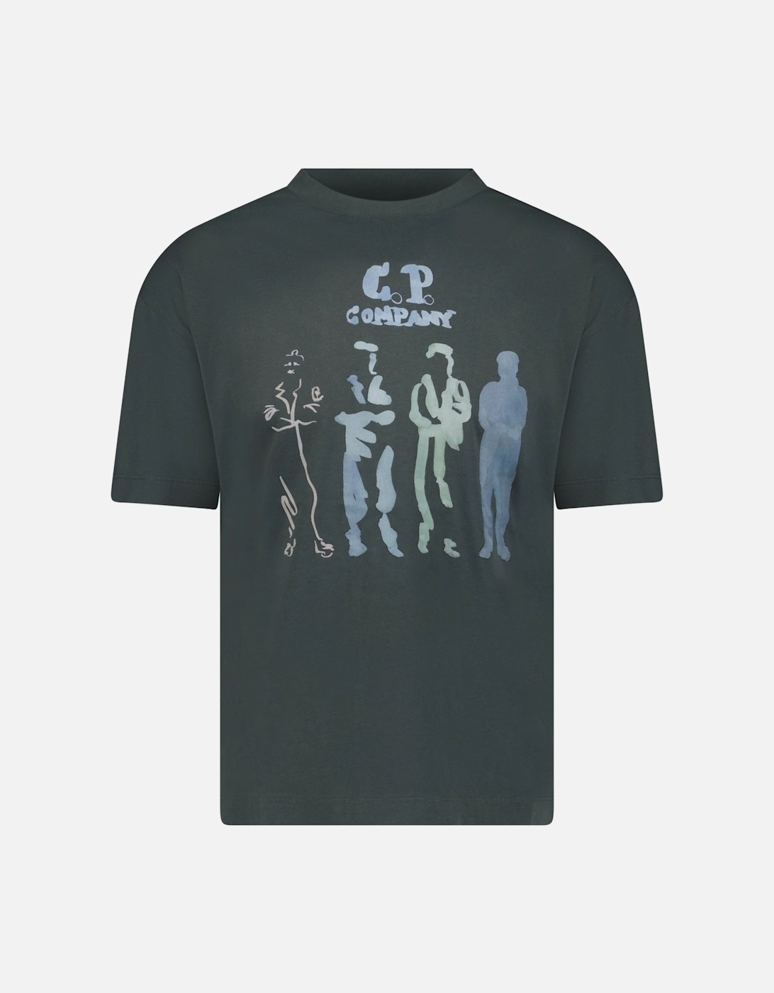 30/1 Logo T-Shirt Dark Shadow, 3 of 2