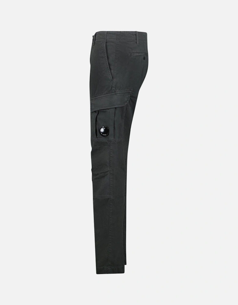 Stretch Sateen Cargo Lens Pants Grey