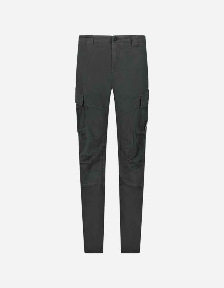 Stretch Sateen Cargo Lens Pants Grey