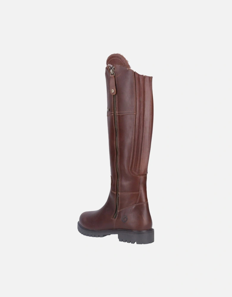 Oldachre Leather Women's Brown Boots