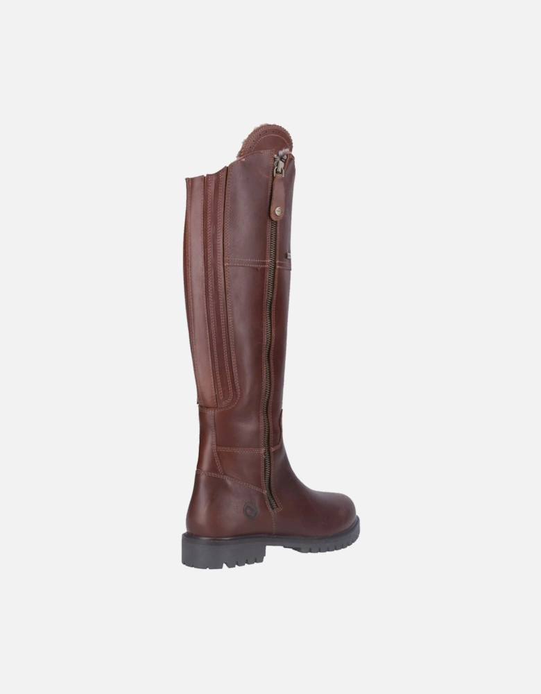 Oldachre Leather Women's Brown Boots