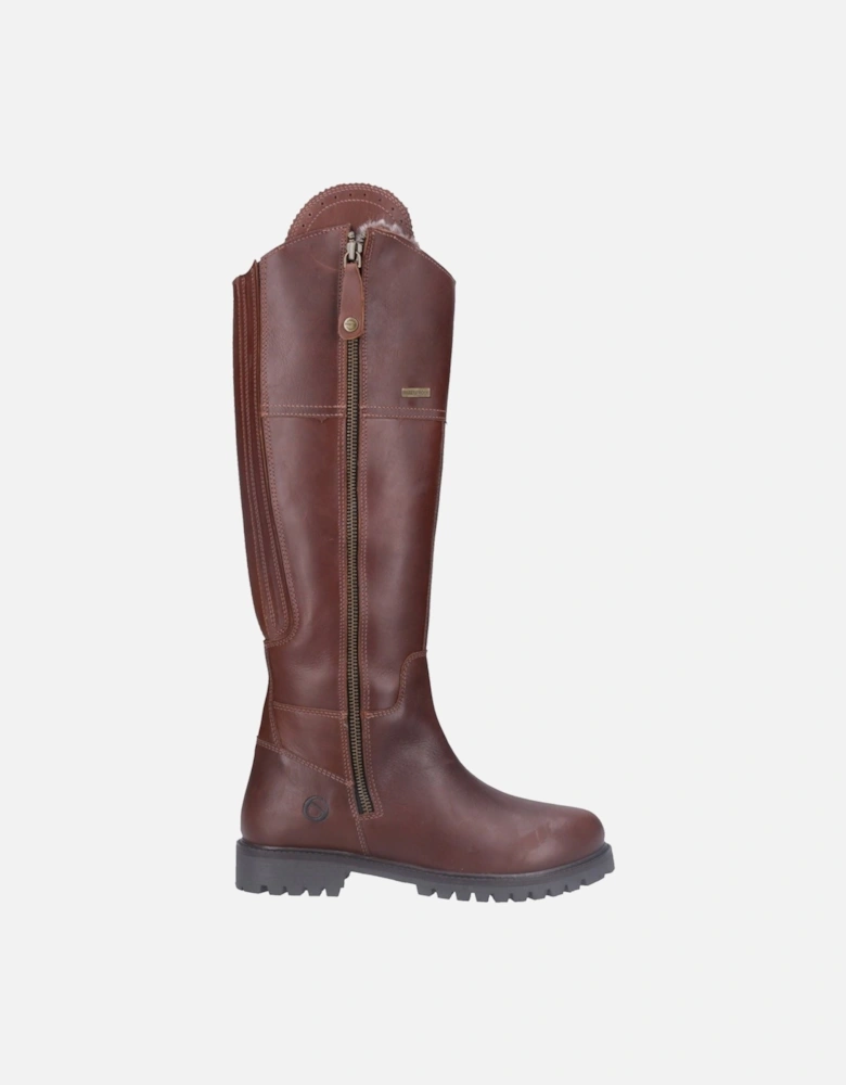 Oldachre Leather Women's Brown Boots