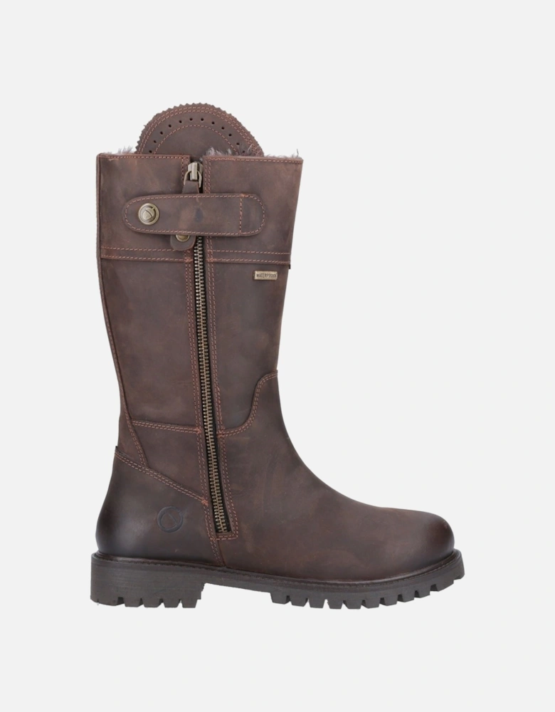 Bushcombe Leather Women's Brown Boots