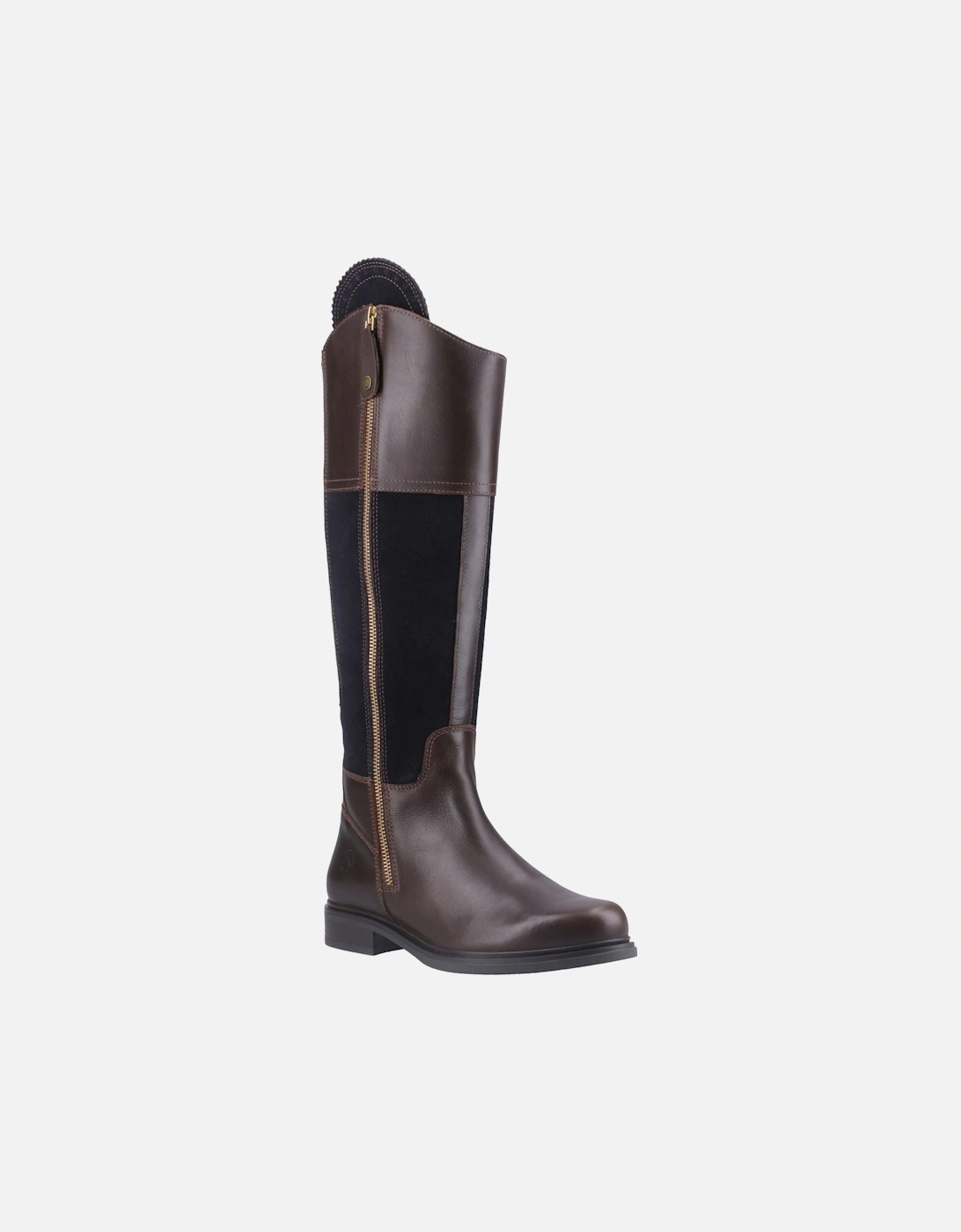 Buscot Leather Women's Brown/Navy Boots, 6 of 5