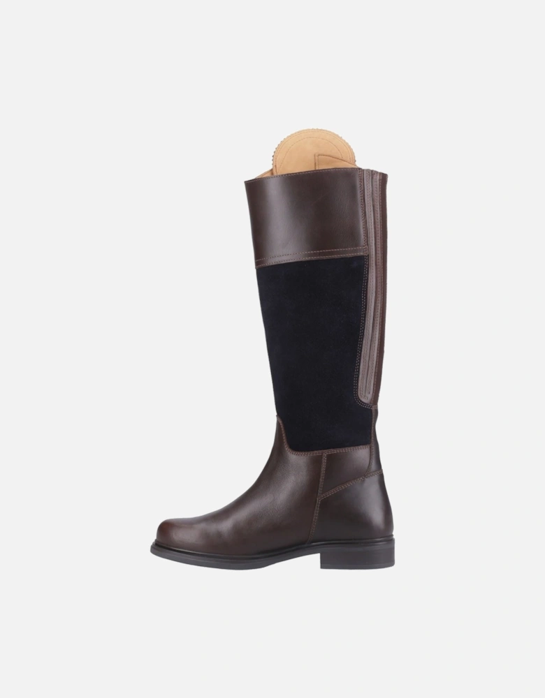 Buscot Leather Women's Brown/Navy Boots