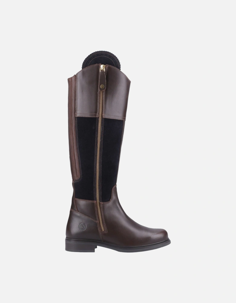 Buscot Leather Women's Brown/Navy Boots
