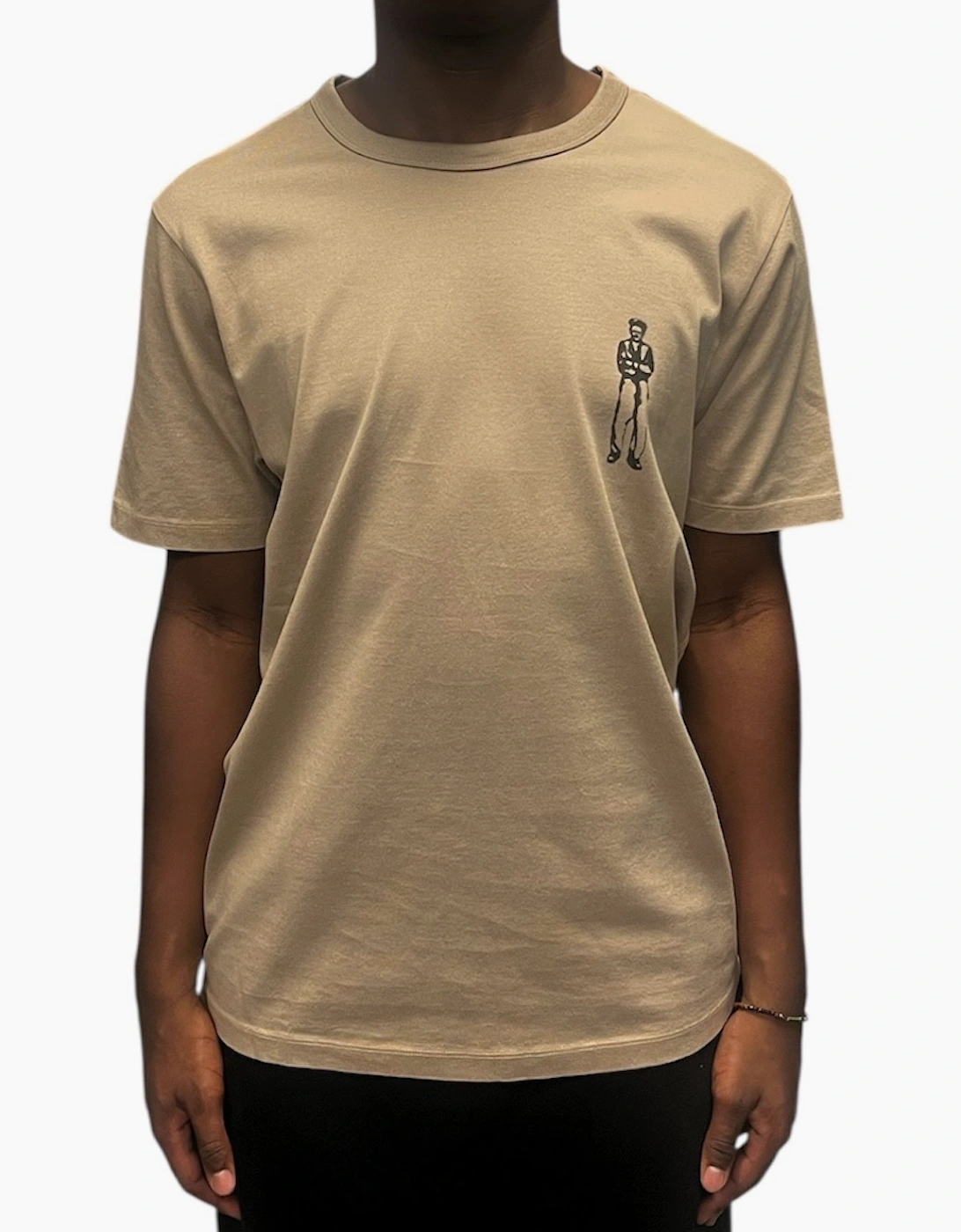 Cp Company Men's Tan Mercerized Sailor T-Shirt - Cobblestone  42 Extra Large