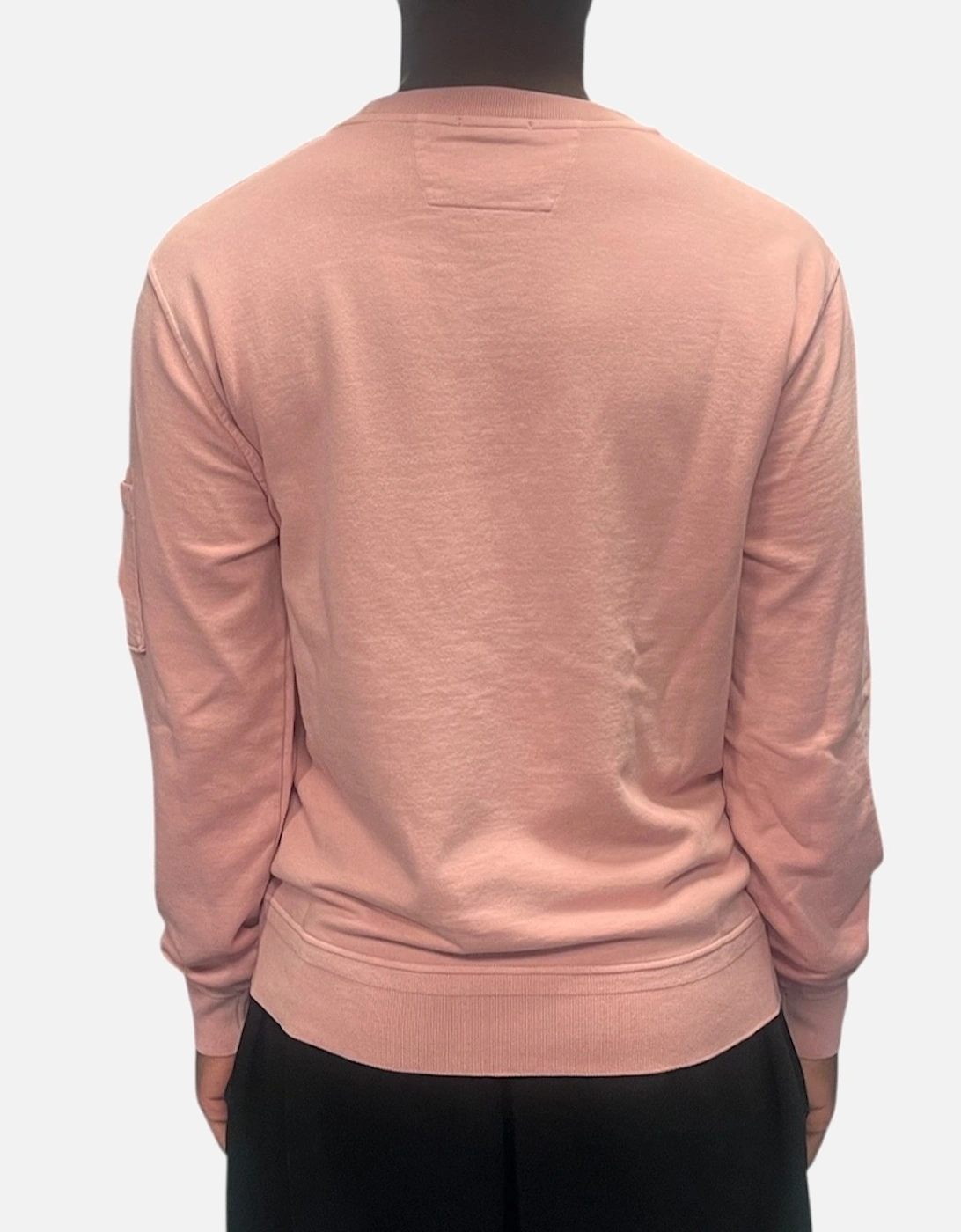 Resist Dyed Lens Sweatshirt - Pale Mauve