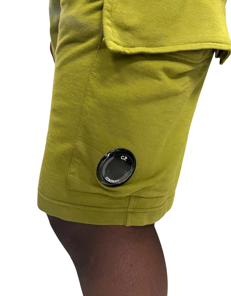 Fleece Cargo Short - Green Moss