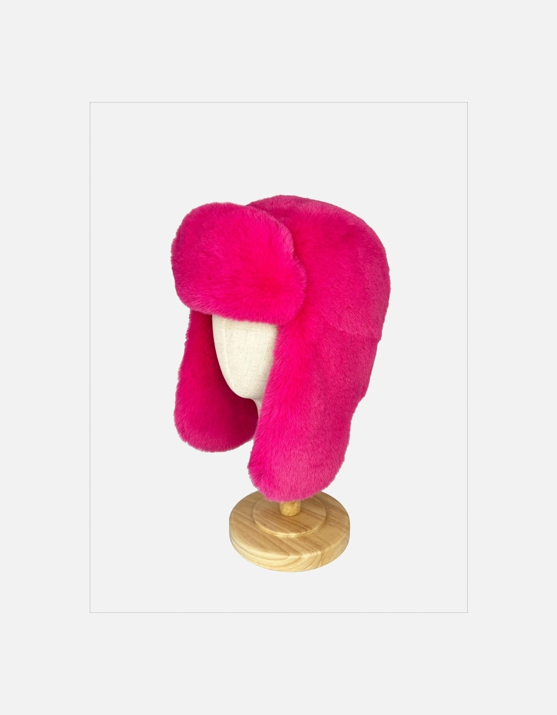 AW25 Billie Faux Fur Trapper-Fuchsia, 4 of 3