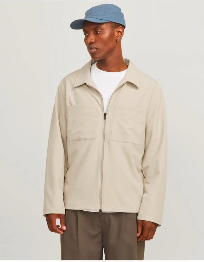 Jjeperfect Shacket Overshirt Moonbeam